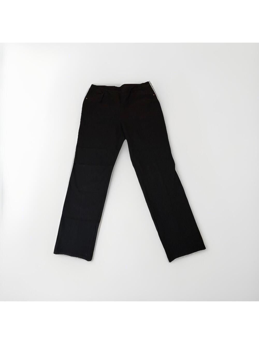 SO Slimming By Chico’s Black Pull On Pants Women’s Size 2 Straight Leg Stretch